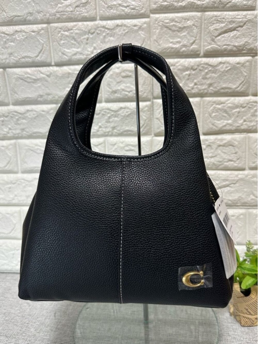 Coach Lana Shoulder Bag 23cm black💖✨
